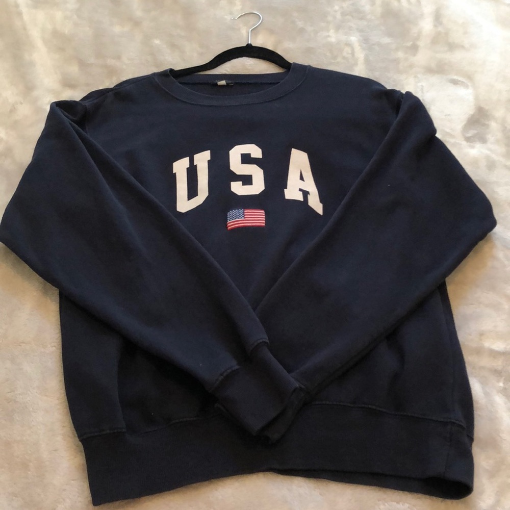 Navy USA crew neck